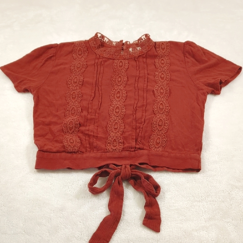 Self Esteem XS Top Lace Tie Back